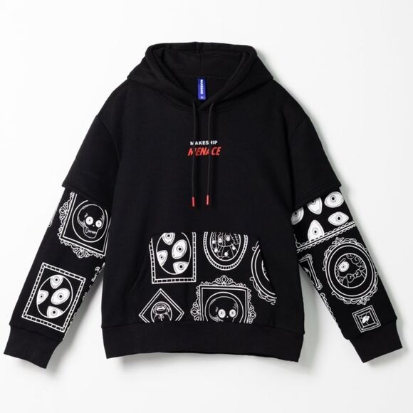 Makeship Menace Hoodie 2024 Medium Black NWT in packaging - Picture 1 of 5